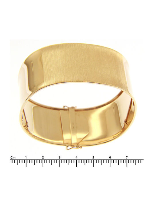 Mentzos Bracelet Handcuffs made of Gold 14K