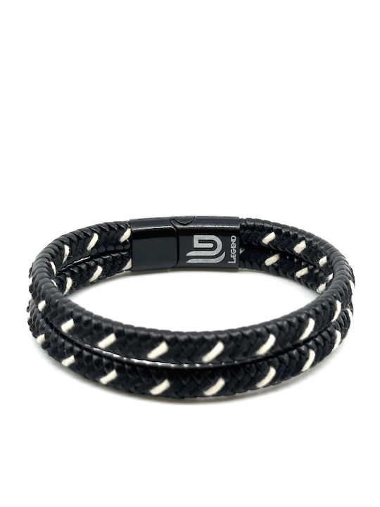 Legend Accessories Βραχιόλι από Δέρμα 21cm