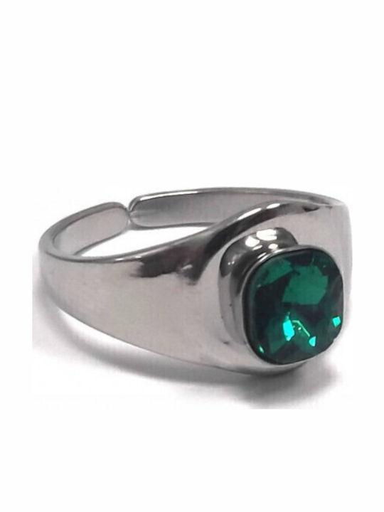 Karma Gifts Women's Steel Gold Plated Ring