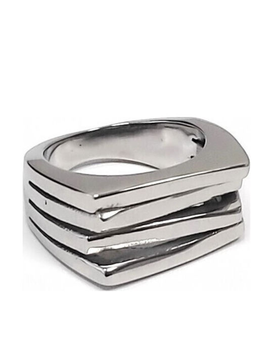Karma Gifts Men's Steel Gold Plated Ring