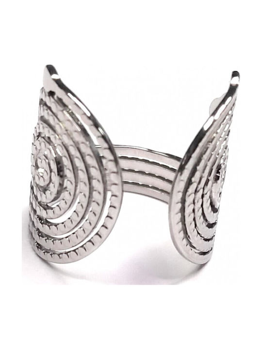 Karma Gifts Women's Steel Gold Plated Ring