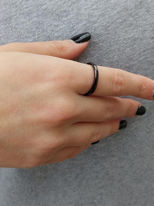 Piercing.gr Γυναικείο Δαχτυλίδι Βεράκι από Ατσάλι Επιχρυσωμένο