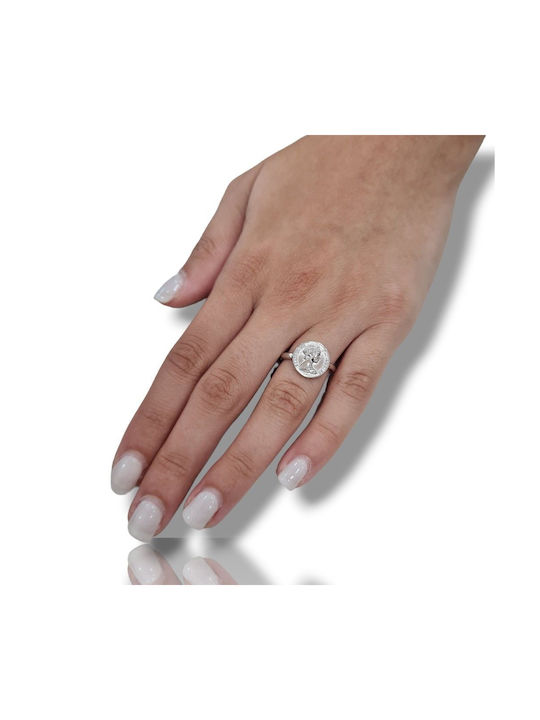 Mentzos Damen Ring aus Silber