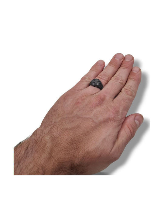 Mentzos Ring made of Silver Gold Plated
