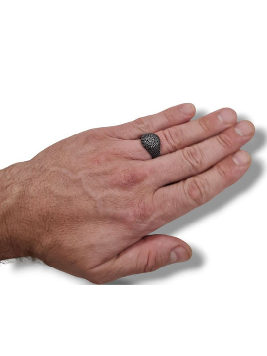 Mentzos Ring made of Silver Gold Plated