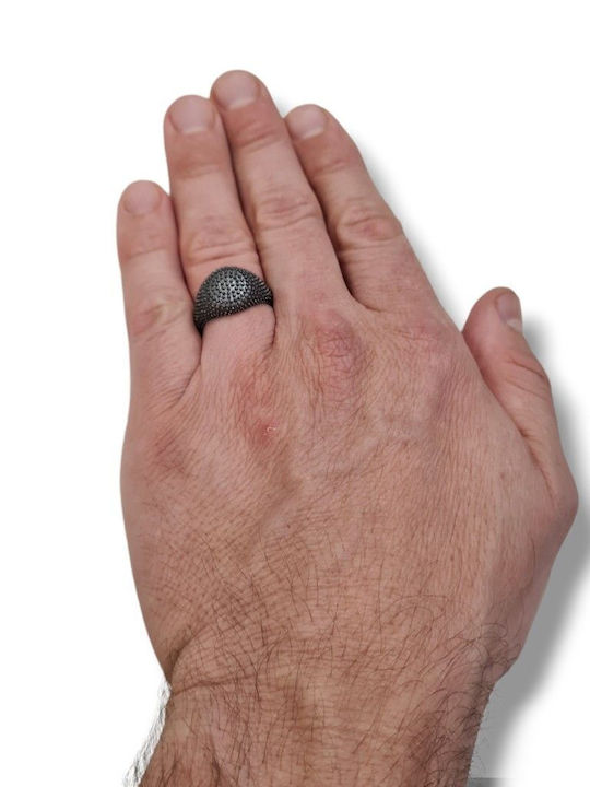 Mentzos Ring made of Silver Gold Plated