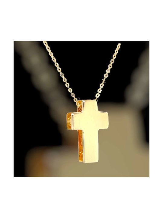 Xryseio Damen Gold Kreuz 18K