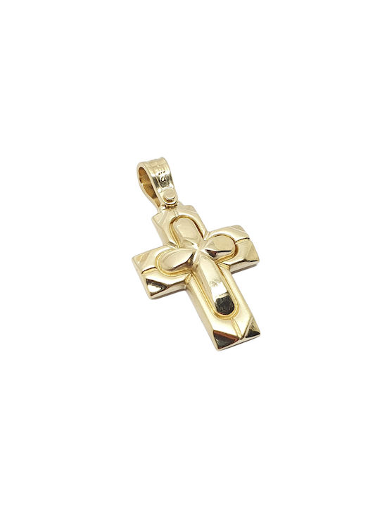 Mentzos Gold Kreuz 14K