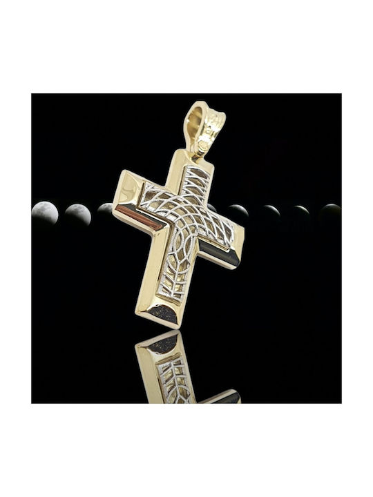 Mentzos Gold Kreuz 14K