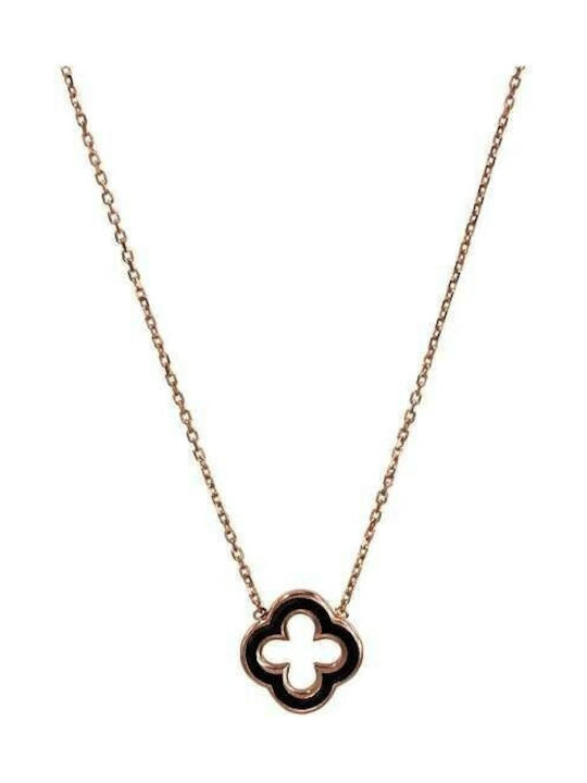 Roloi Kaliamanis Women's Rose Gold Cross 14K with Chain