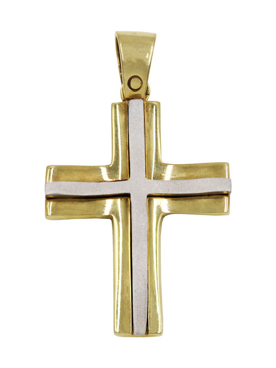 Roloi Kaliamanis Men's Gold Cross 14K Double Sided