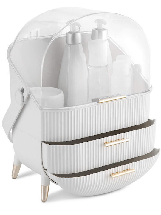 Navaris Cosmetics Organizer With 2 White Drawers