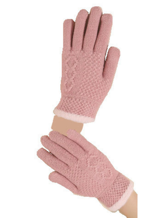 Tatu Moyo Women's Knitted Gloves Pink