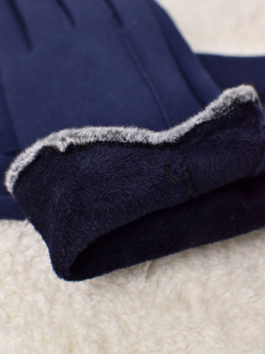 Marineblau Vlies Handschuhe