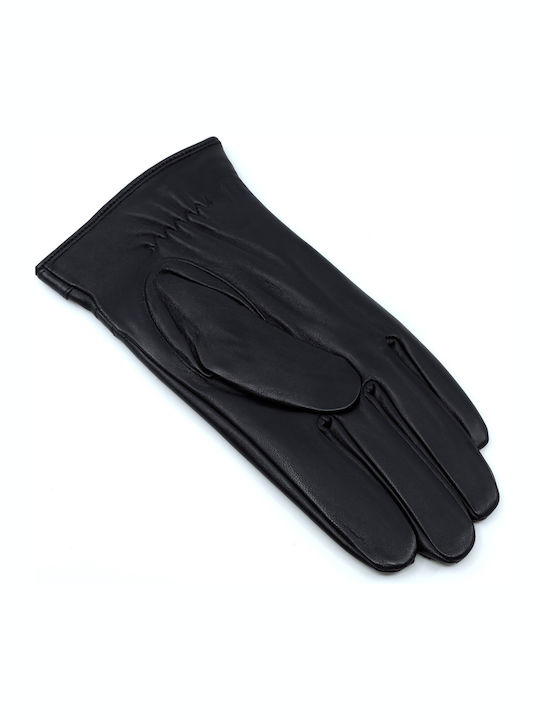Men's Leather Touch Gloves Black
