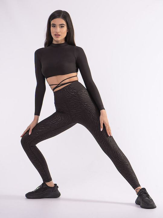 Everyday Women's Long Firming High Waist & Push Up Black Leggings
