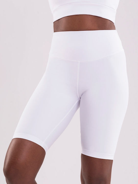 The Lady Women's Bike Training Legging High Waisted & Push Up White