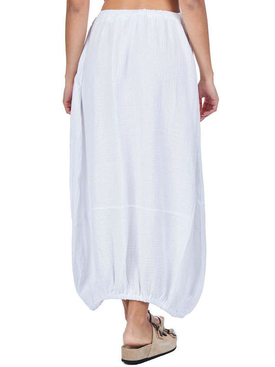 Crossley Maxi Skirt in White color