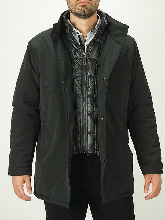 Lexton Men's Winter Jacket Black