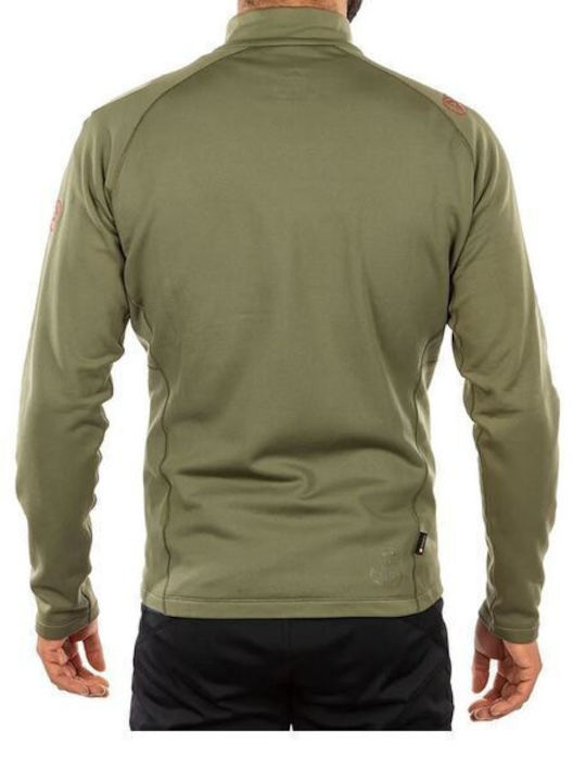 La Sportiva Men's Fleece Cardigan with Zipper Khaki