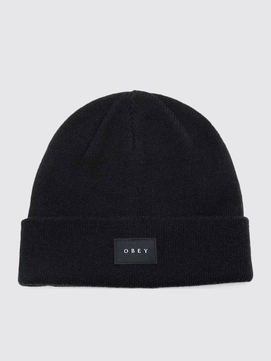 Knitted Beanie Cap Black