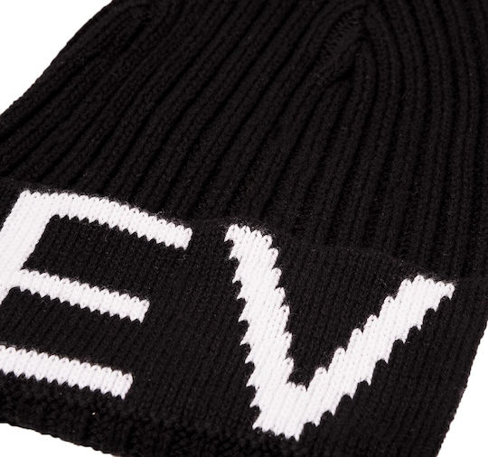 Beanie Γυναικείος Σκούφος Πλεκτός σε Μαύρο χρώμα