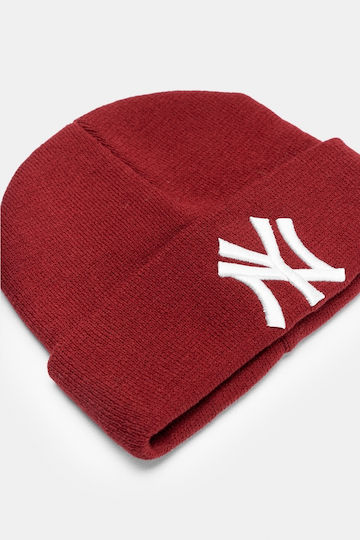 Beanie Unisex Căciulă Tricotat în culoarea Burgundy