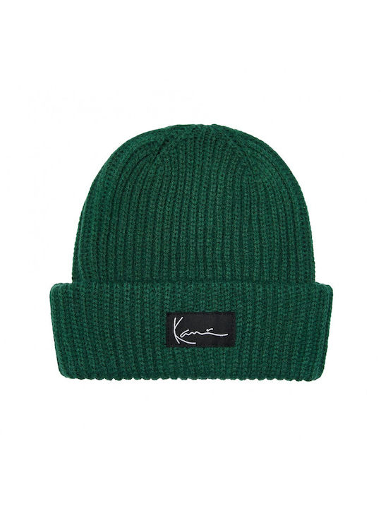 Karl Kani SIGNATURE FISHERMAN Knitted Beanie Cap Green