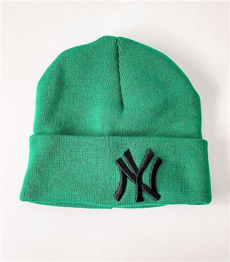 Knitted Beanie Cap Green