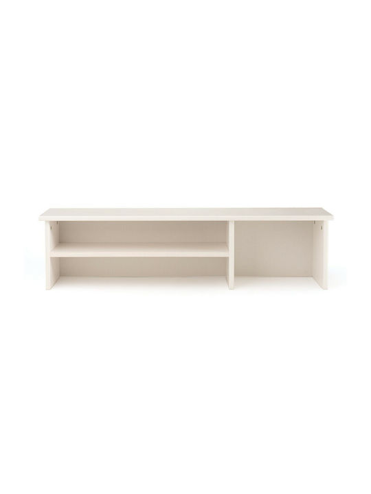 La Redoute Interieurs Gaby Extensie Birou Rectangular Din Lemn Masiv Alb 106x22x27cm