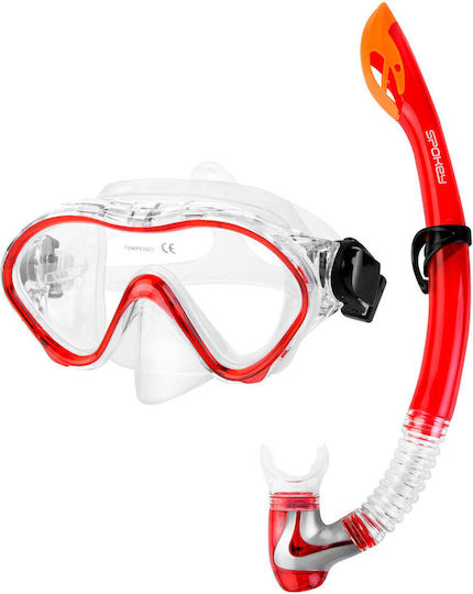 Spokey Kinder Tauchmaske Mit Schnorchel Rote