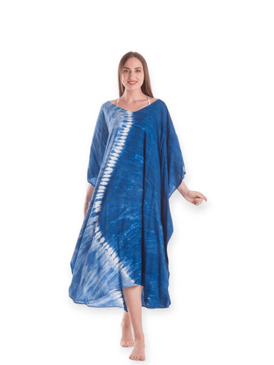 Rima Beachwear Women's Caftan Beachwear Blue