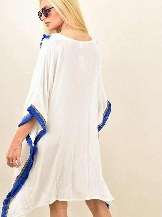 Potre Women's Caftan Beachwear Blue