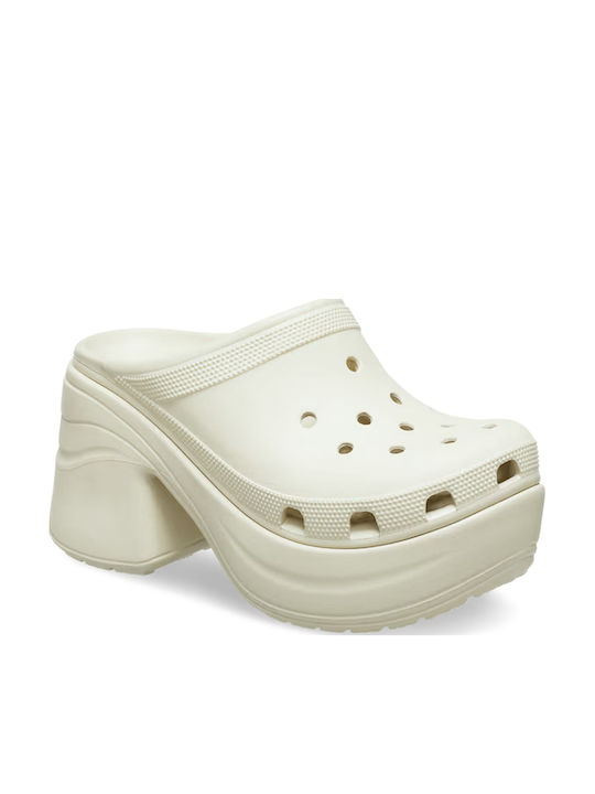Crocs Siren Γυναικεία Σαμπό Μπεζ