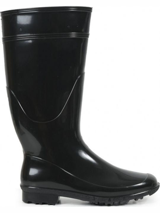 Women's Short Wellies Black