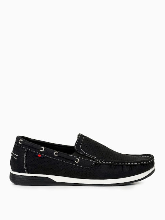 Men's Suede Loafers Black