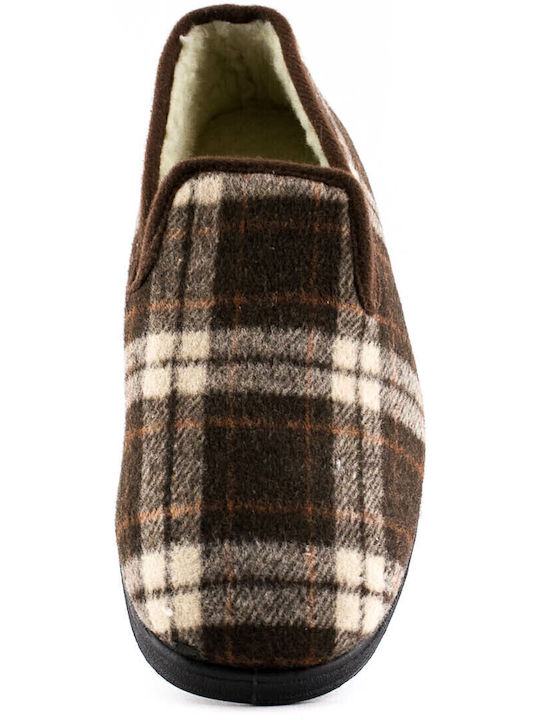 Men's Printed Heel Enclosed Slippers