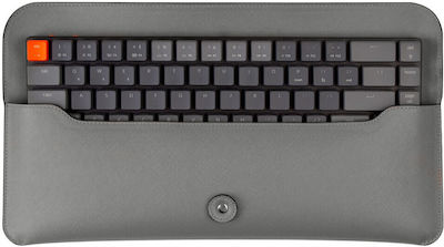 Keychron Geantă Piele cu Tastatură Engleză SUA Gri 132703