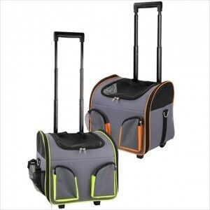 Pawise Trolley für Hunde / Katzen Grün L37xB33xH27cm.