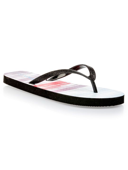 Voi & Noi Women's Flip Flops Black