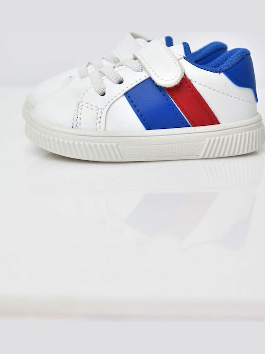 Παιδικά Sneakers με Σκρατς Λευκά