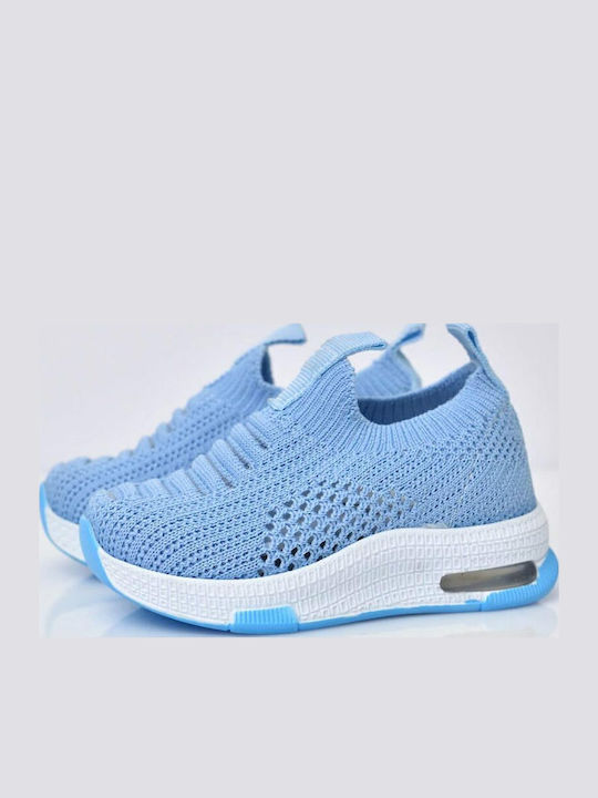 Kinder Sneakers Slip-on Hellblau