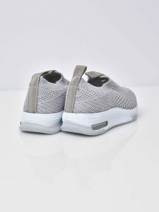 Παιδικά Sneakers Slip-on Γκρι