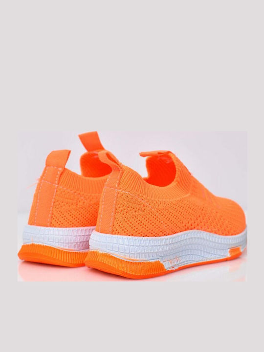 Детски маратонки Low Slip-on Оранжев