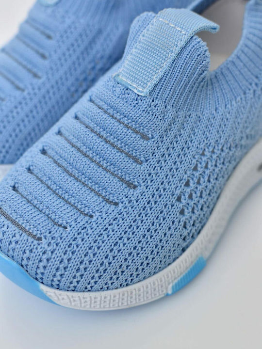 Kinder Sneakers Slip-on Hellblau