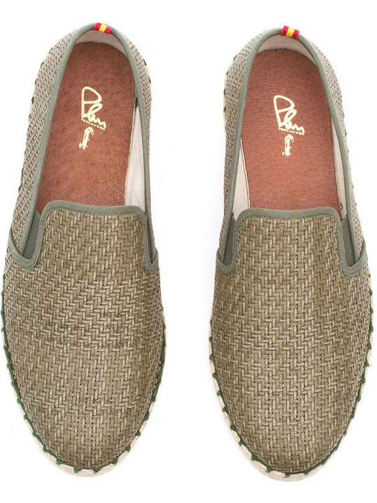 Herren Espadrilles in Grün Farbe