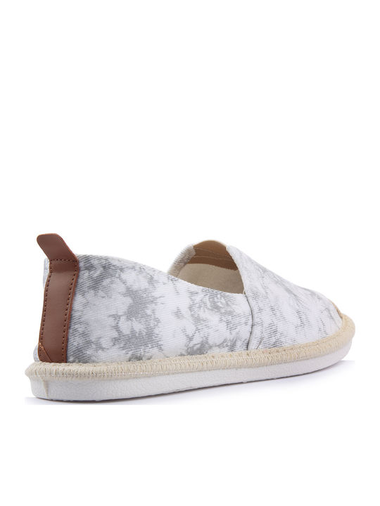 Stoff Herren Espadrilles in Weiß Farbe