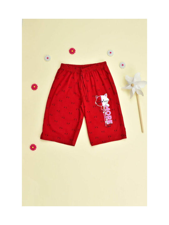 Potre Kids Shorts/Bermuda Fabric Red