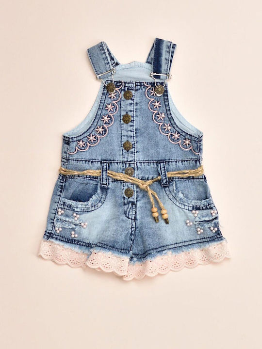 Kids' Denim Overalls Blue