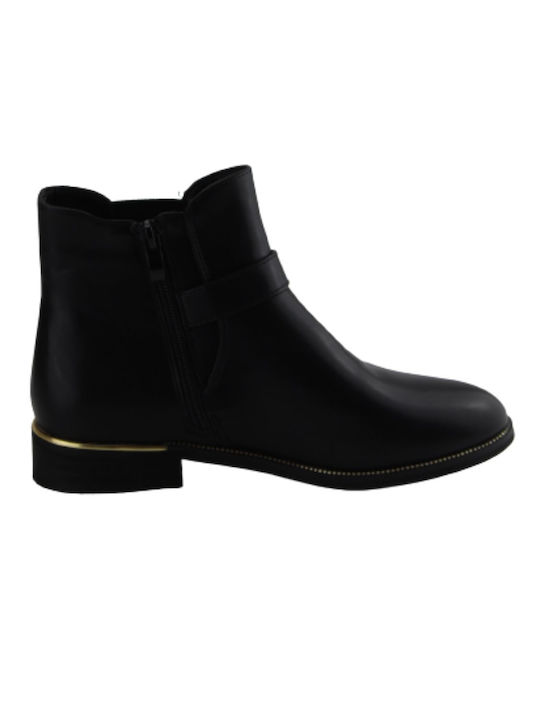 Plato Women's Leather Chelsea Boots Black